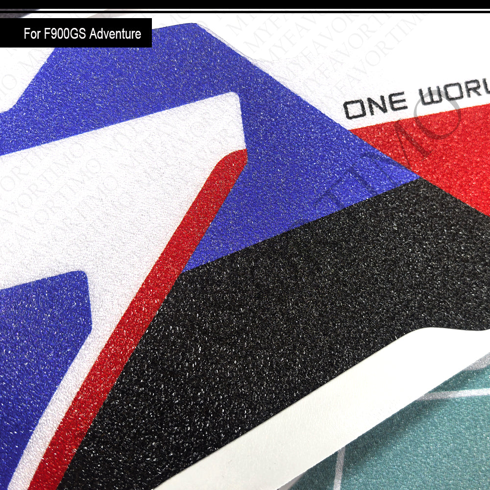 BMW F900GS Adventure Anti-Slip Tank Pad Kit 2024-2026 丨 Center and Side Stickers