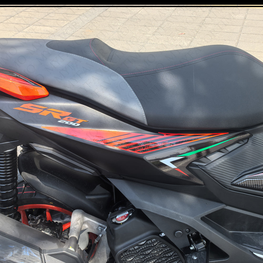Aprilia SR GT 125 200 Sport Replica PVC Decals Kit 丨 Front and Body Stickers