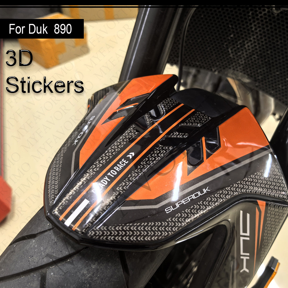 KTM 890 Duke Decals Kit 2021-2024 丨 Tank Pad and Full Body Stickers