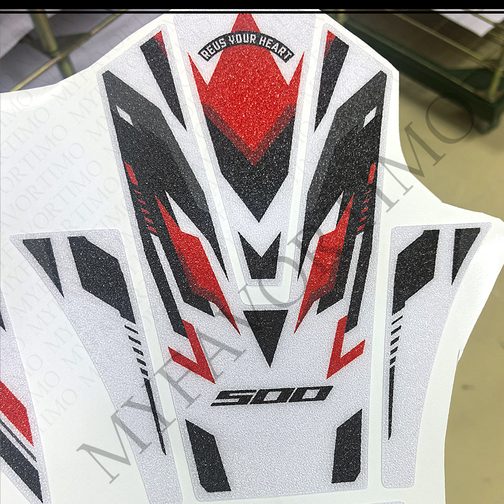 Honda CB500 Hornet CB500F CBR500R Anti-Slip Tank Pad Kit 丨 Center and Side Stickers