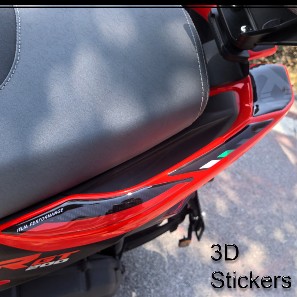 Aprilia SR GT125 SR GT200 Sport Replica Body Panel Decals Kit 丨 Fairing and Rim Stickers