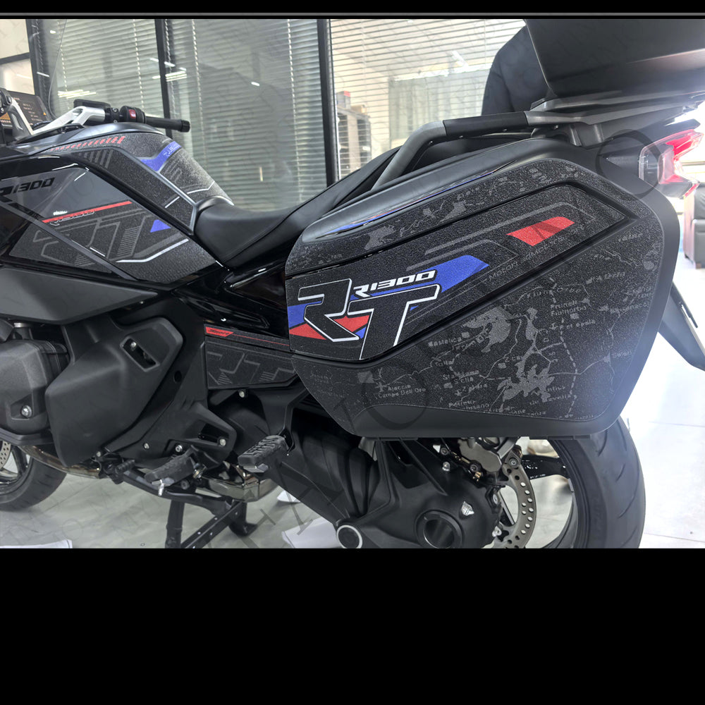 BMW R1300RT Anti-Slip Tank & Pannier Decals Kit 2025-2026 丨 Tank Pad and Luggage Stickers