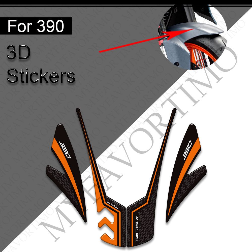 KTM 390 Duke Decals Kit 2024 丨 Tank Pad and Full Body Stickers