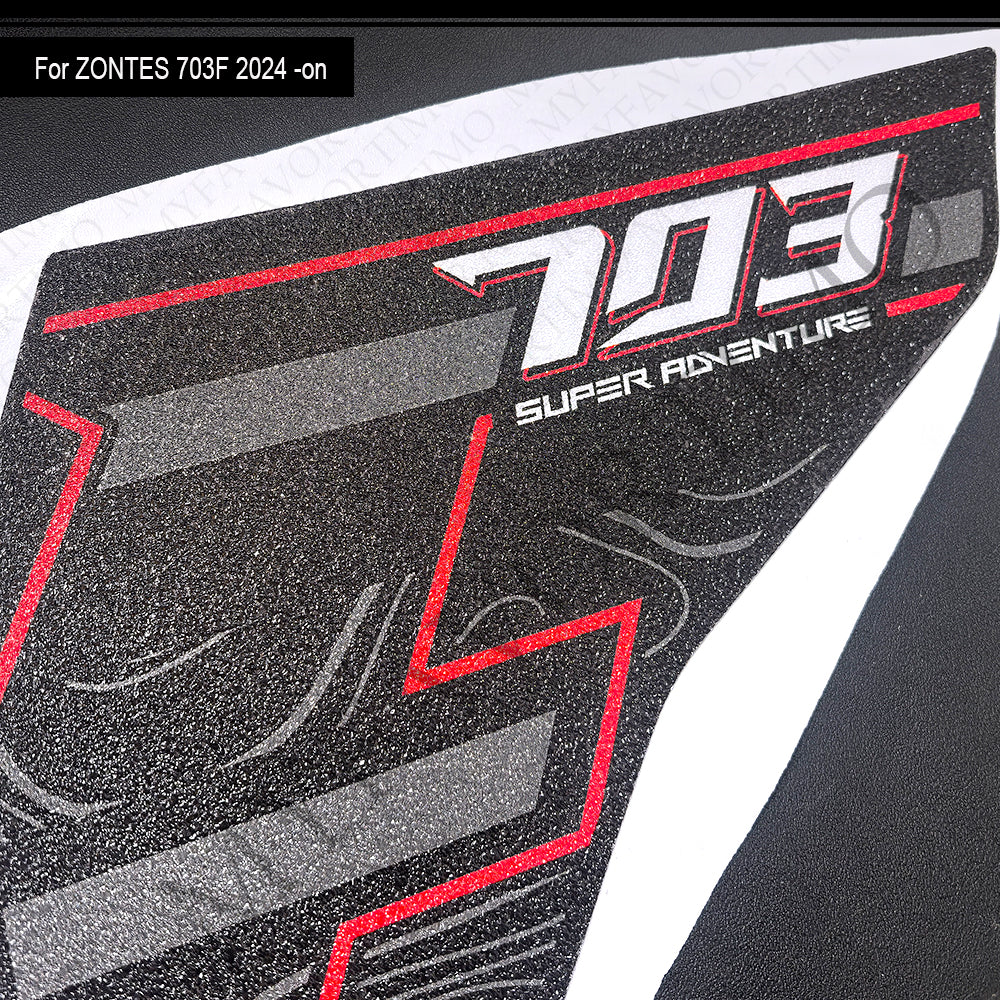 Zontes ZT703-F Anti-Slip Tank Pad Kit 丨 Center and Side Stickers