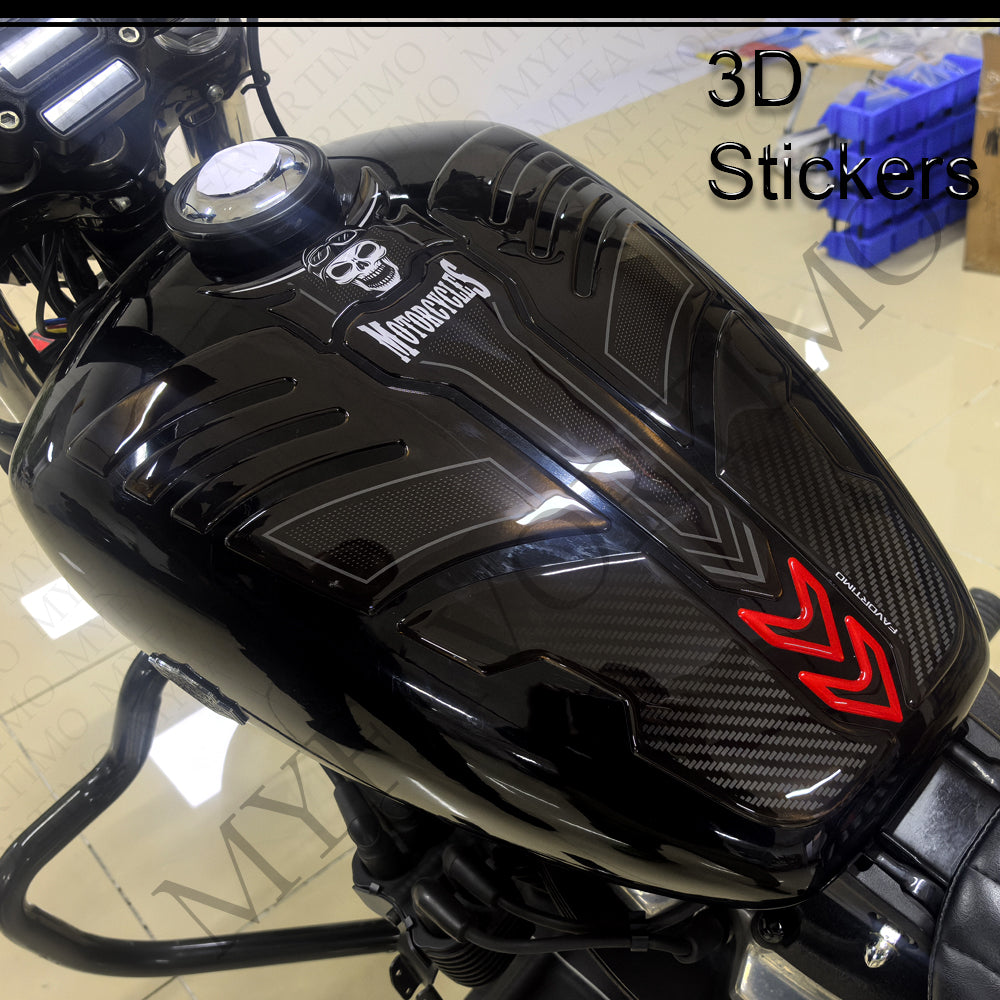 Harley-Davidson Street Bob Tank Pad 107 114 117 丨 Center Protector Sticker