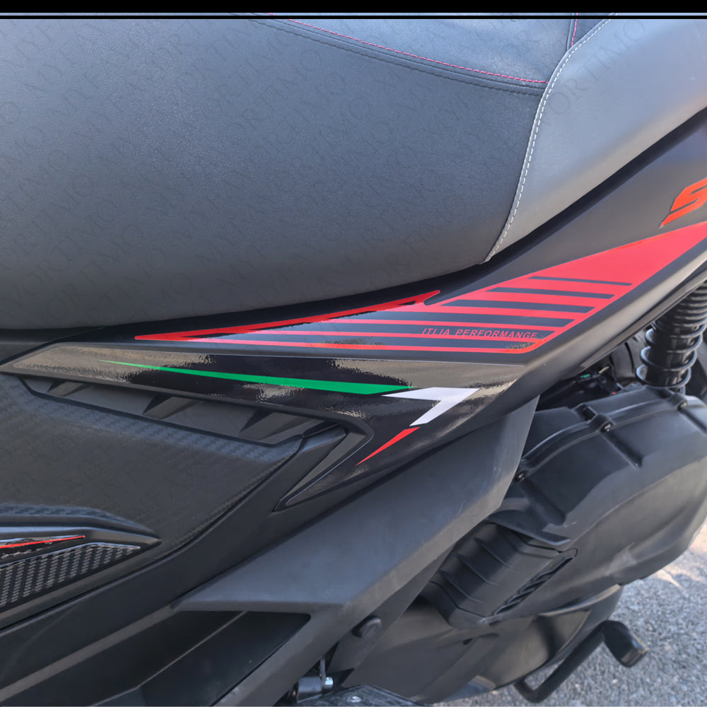 Aprilia SR GT 125 200 Sport Replica PVC Decals Kit 丨 Front and Body Stickers