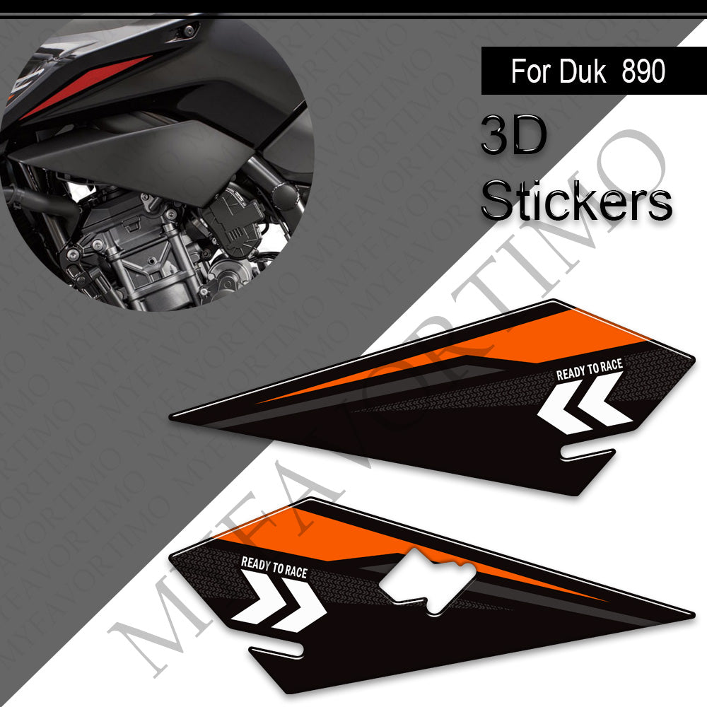 KTM 890 Duke Decals Kit 2021-2024 丨 Tank Pad and Full Body Stickers