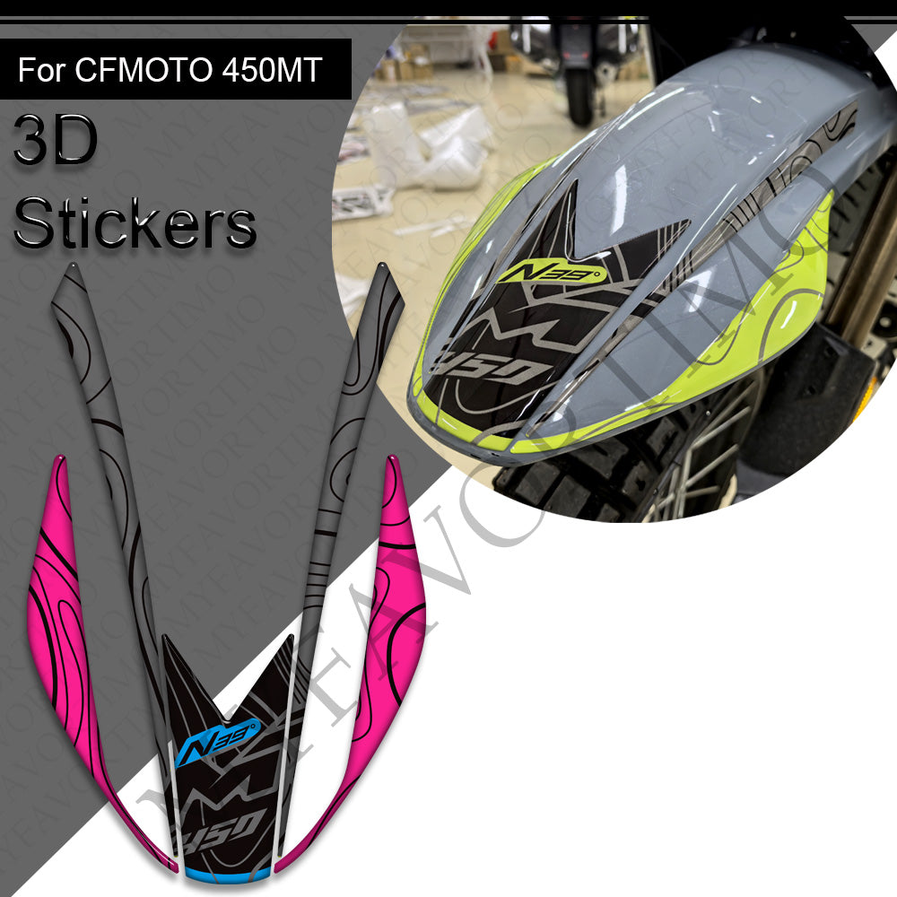 CFMOTO 450MT Body Panel Decals Kit 丨 Fairing and Full Set Stickers