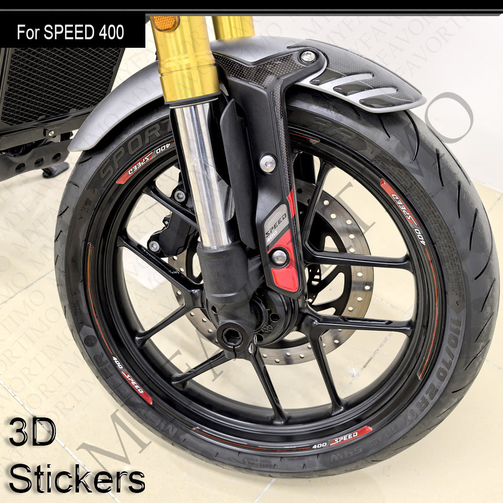 Triumph Speed 400 Decals Kit 2024-2025 丨 Tank Pad and Full Body Stickers