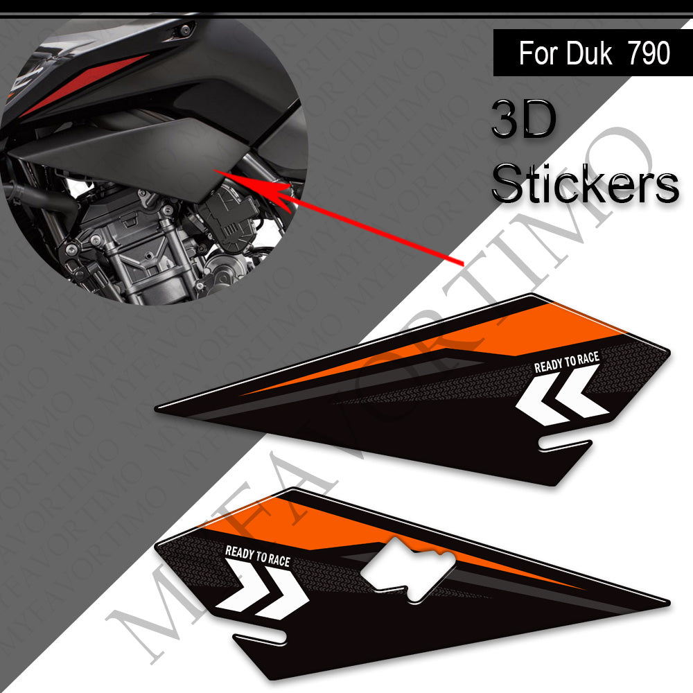 KTM 790 Duke Decals Kit 丨 Tank Pad and Full Body Stickers
