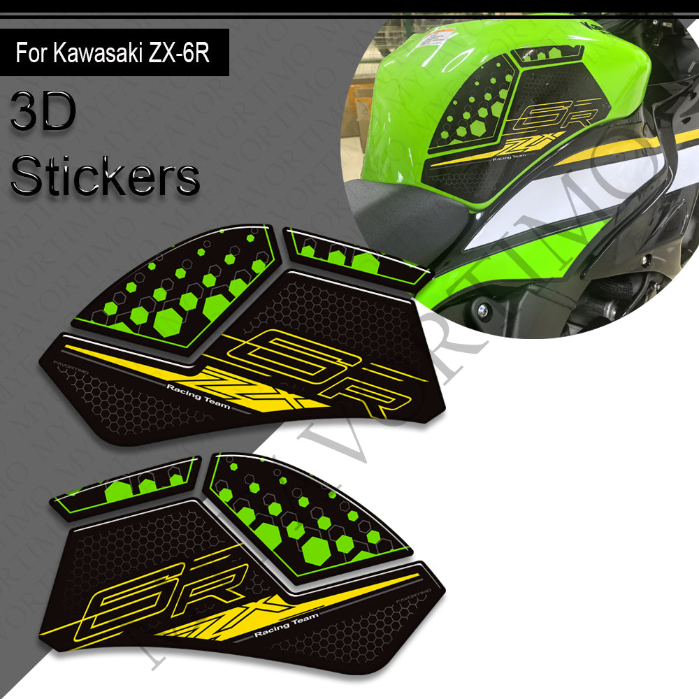 Kawasaki Ninja ZX-6R Decals Kit 2024-2026 丨 Tank Pad and Full Set Stickers