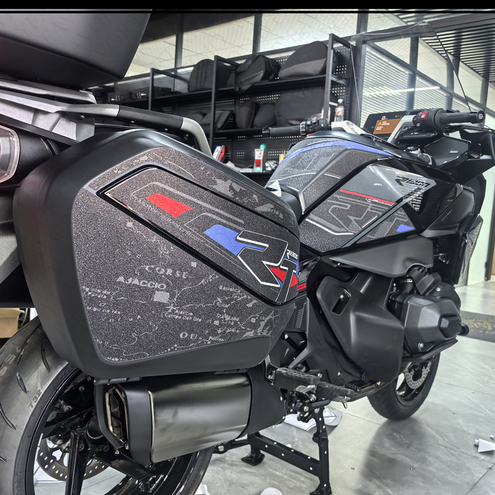 BMW R1300RT Anti-Slip Tank & Pannier Decals Kit 2025-2026 丨 Tank Pad and Luggage Stickers