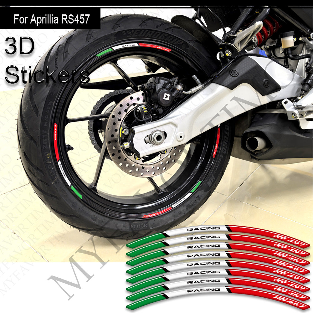 Aprilia RS457 Body Panel Decals Kit 2024-2025 丨 Fairing and Full Set Stickers