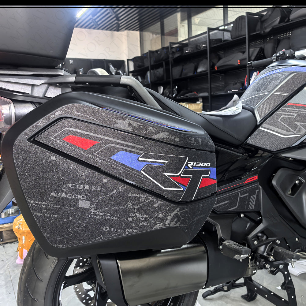 BMW R1300RT Anti-Slip Tank & Pannier Decals Kit 2025-2026 丨 Tank Pad and Luggage Stickers