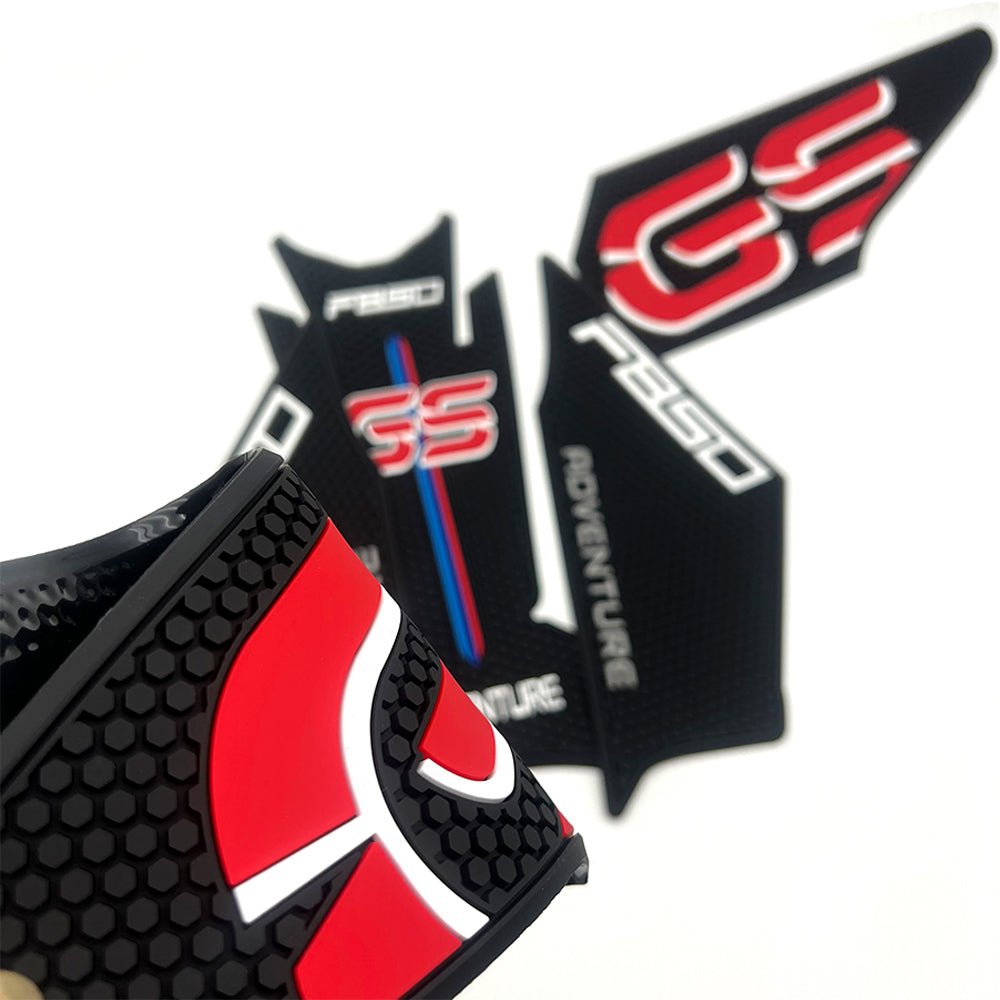 BMW F850GS Adventure Rubber Anti-Slip Tank Pad Kit 2019-2023 丨 Center Pad and Side Grips