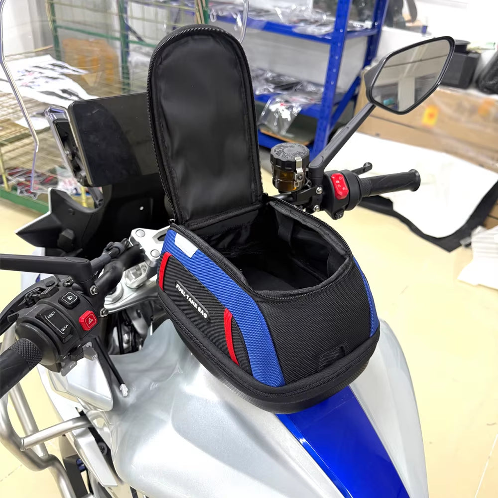 Motorcycle 4.5L Waterproof Tank Bag | Fuel Tank Luggage with Adapter Ring For Honda / BMW / Ducati / Triumph / CFMOTO