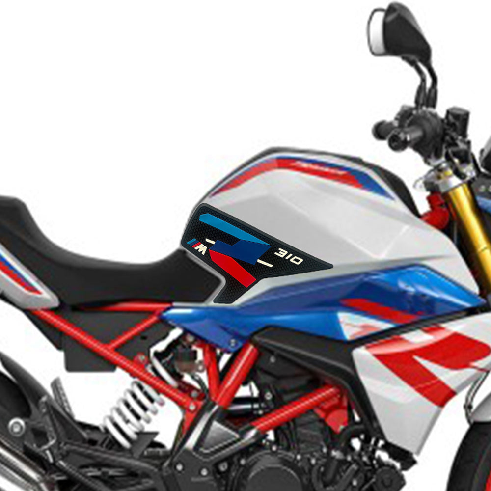 BMW G310R Rubber Anti-Slip Tank Pad Kit 2021-2024 丨 Center Pad and Side Grips
