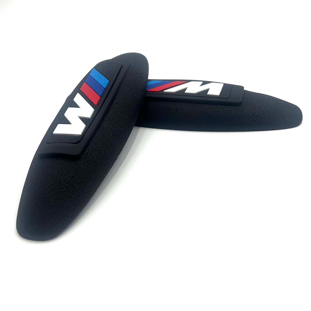 BMW Universal Motorcycle Side Panel Protector | Black Rubber Anti‑Scratch Fairing Guard Trim 200mm