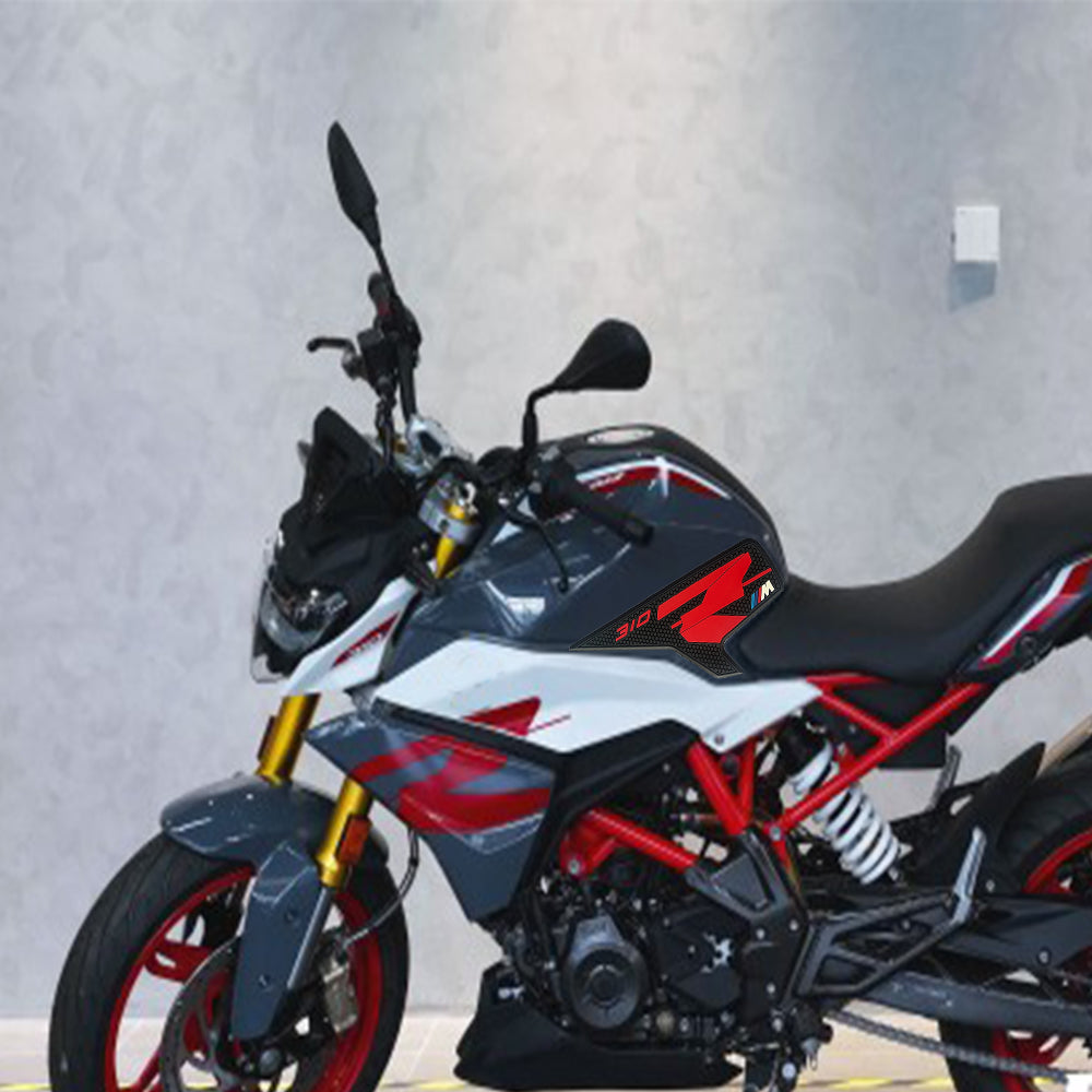 BMW G310R Rubber Anti-Slip Tank Pad Kit 2021-2024 丨 Center Pad and Side Grips