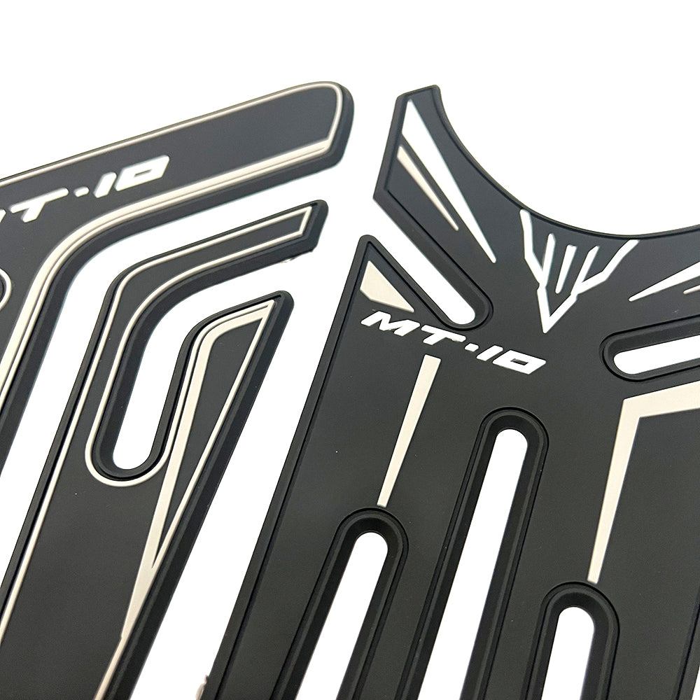 Yamaha MT-10 Rubber Anti-Slip Tank Pad Kit 2016-2023 丨 Center Pad and Side Grips
