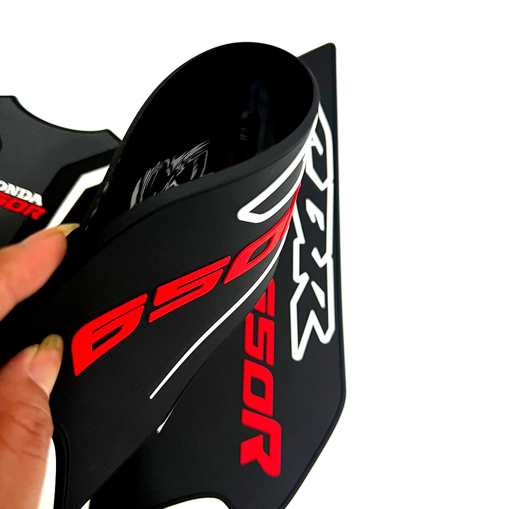 Honda CBR650R Rubber Anti-Slip Tank Pad Kit 2019-2023 丨 Center Pad and Side Grips