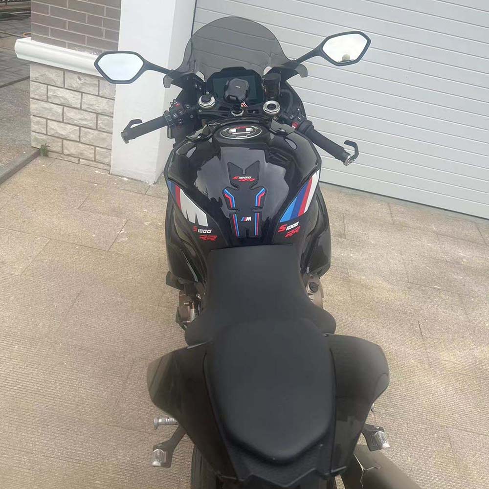BMW S1000RR Rubber Anti-Slip Tank Pad Kit 2019-2023 丨 Center Pad and Side Grips
