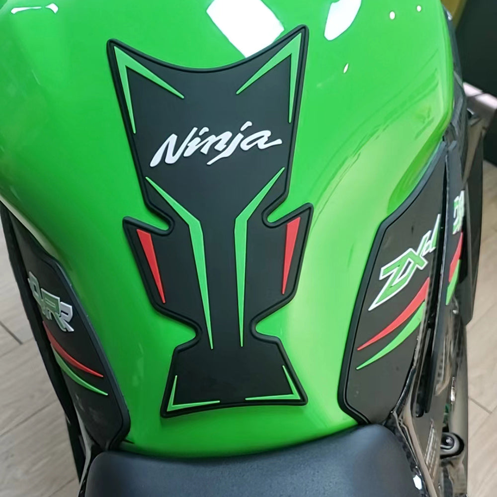 Kawasaki Ninja ZX-4R ZX-4RR Rubber Anti-Slip Tank Pad Kit 丨 Center Pad and Side Grips
