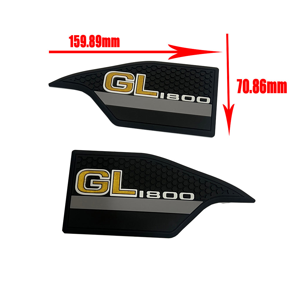 Honda Goldwing 1800 GL1800 Rubber Anti-Slip Tank Pad Kit 2018-2025 丨 Center Pad and Side Grips