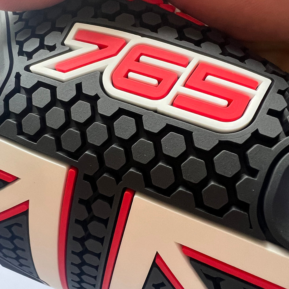 Triumph Street Triple 765 Rubber Anti-Slip Tank Pad Kit 2020-2022 丨 Center Pad and Side Grips