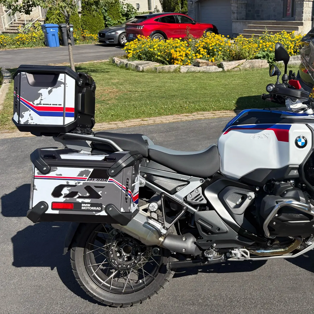 BMW R1300GS Adventure PVC Pannier Decals Kit 丨 Side Case Stickers
