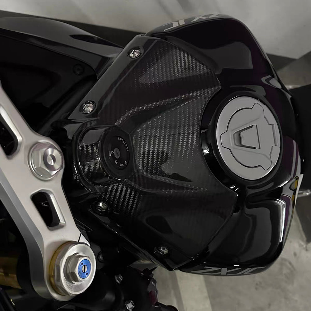 ZXMOTO 500RR 2025‑2026 | Carbon Fiber Ignition Cover Tank Center Panel
