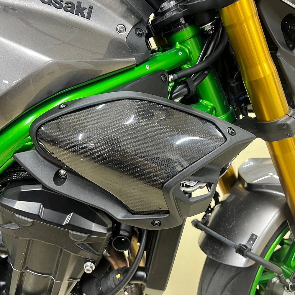 Kawasaki Z900 Z900SE 2025-2026 | Carbon Fiber Side Fairing Panel Kit