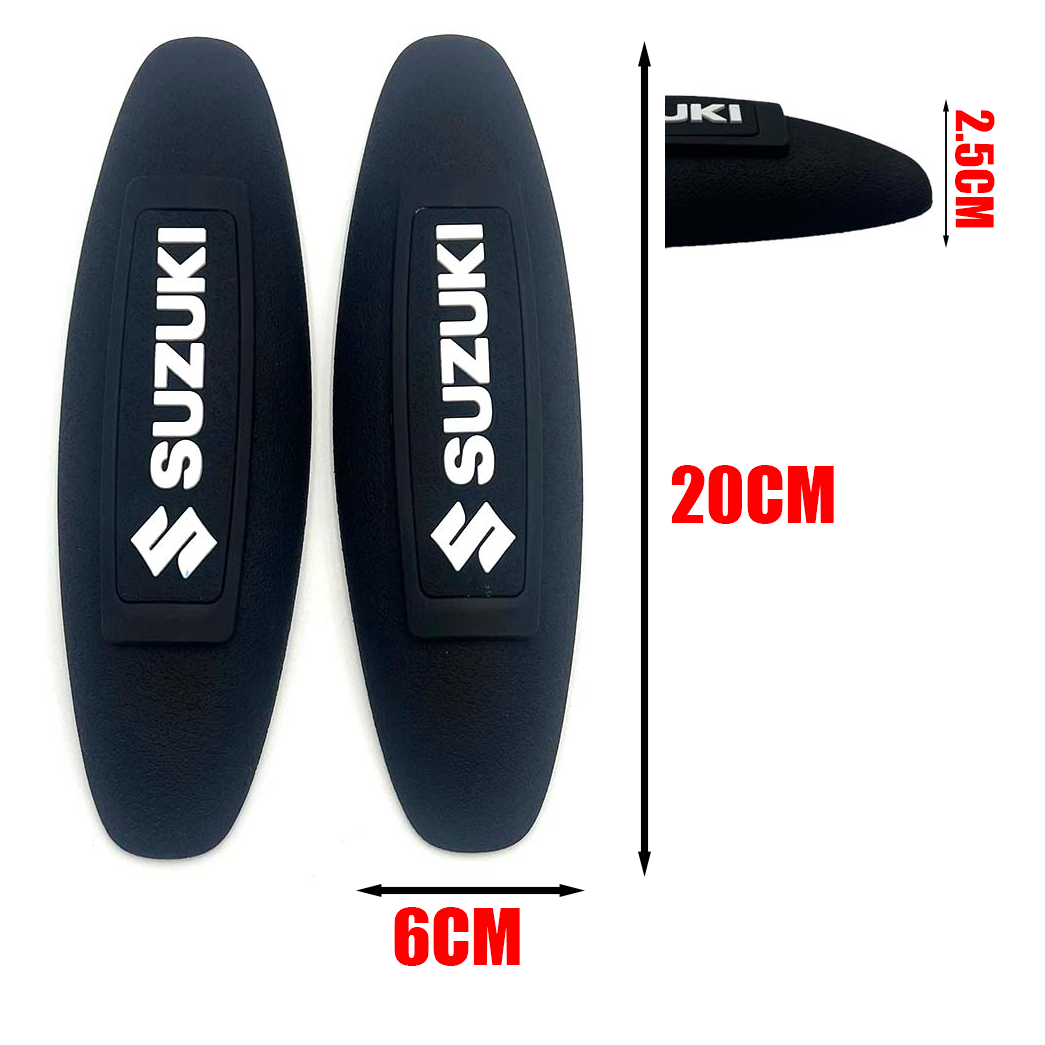 BMW Universal Motorcycle Side Panel Protector | Black Rubber Anti‑Scratch Fairing Guard Trim 200mm