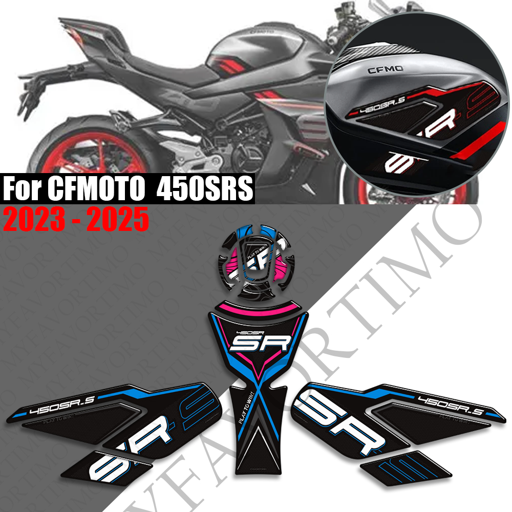 CFMOTO 450SR S Decals Kit 2023-2025 丨 Tank Pad and Side Stickers