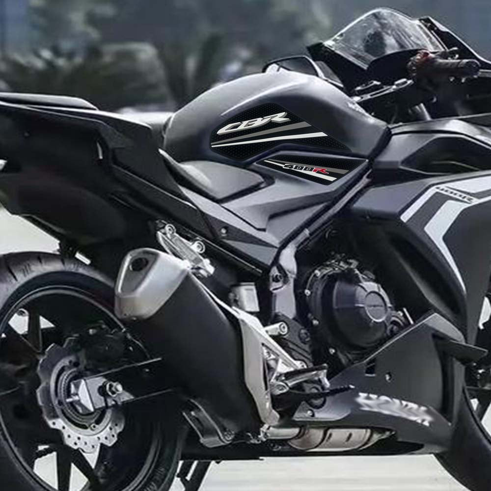 Honda CBR400R CBR500R Rubber Anti-Slip Tank Pad Kit 2019-2023 丨 Center Pad and Side Grips