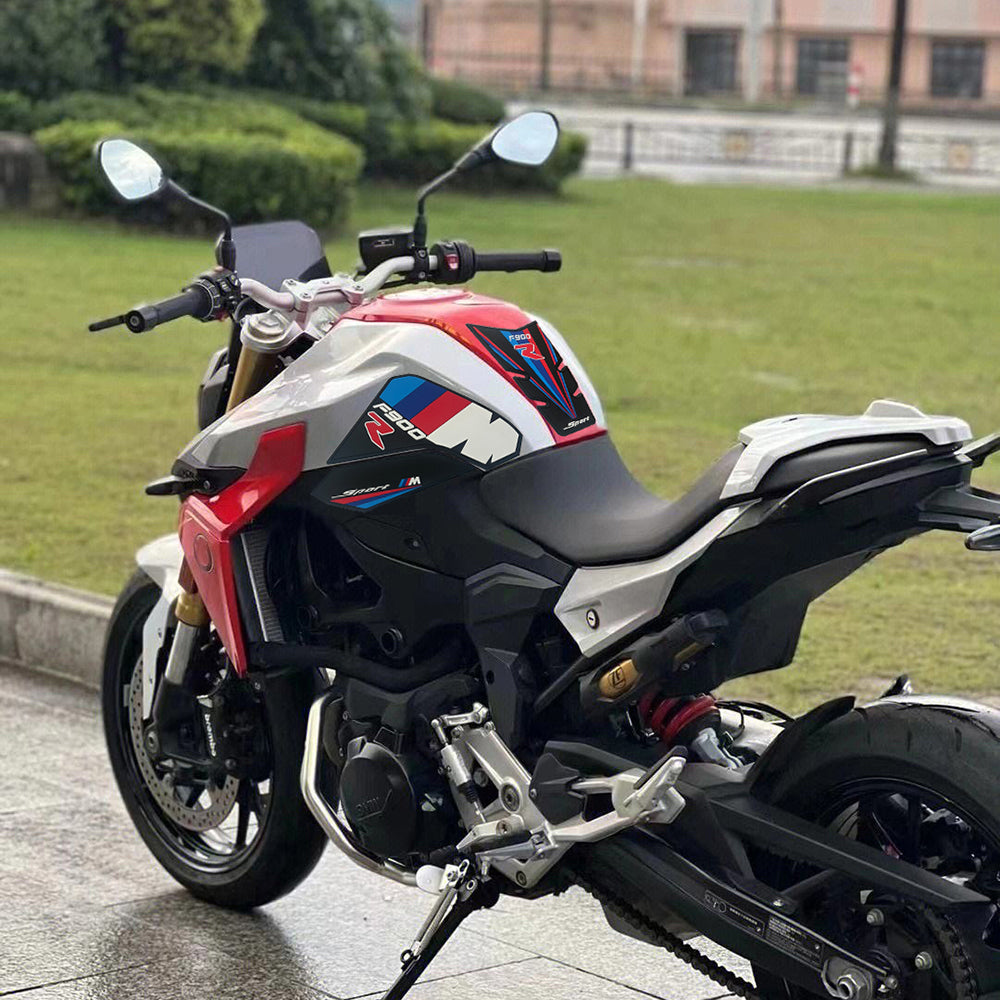 BMW F900R Rubber Anti-Slip Tank Pad Kit 2019-2022 丨 Center Pad and Side Grips