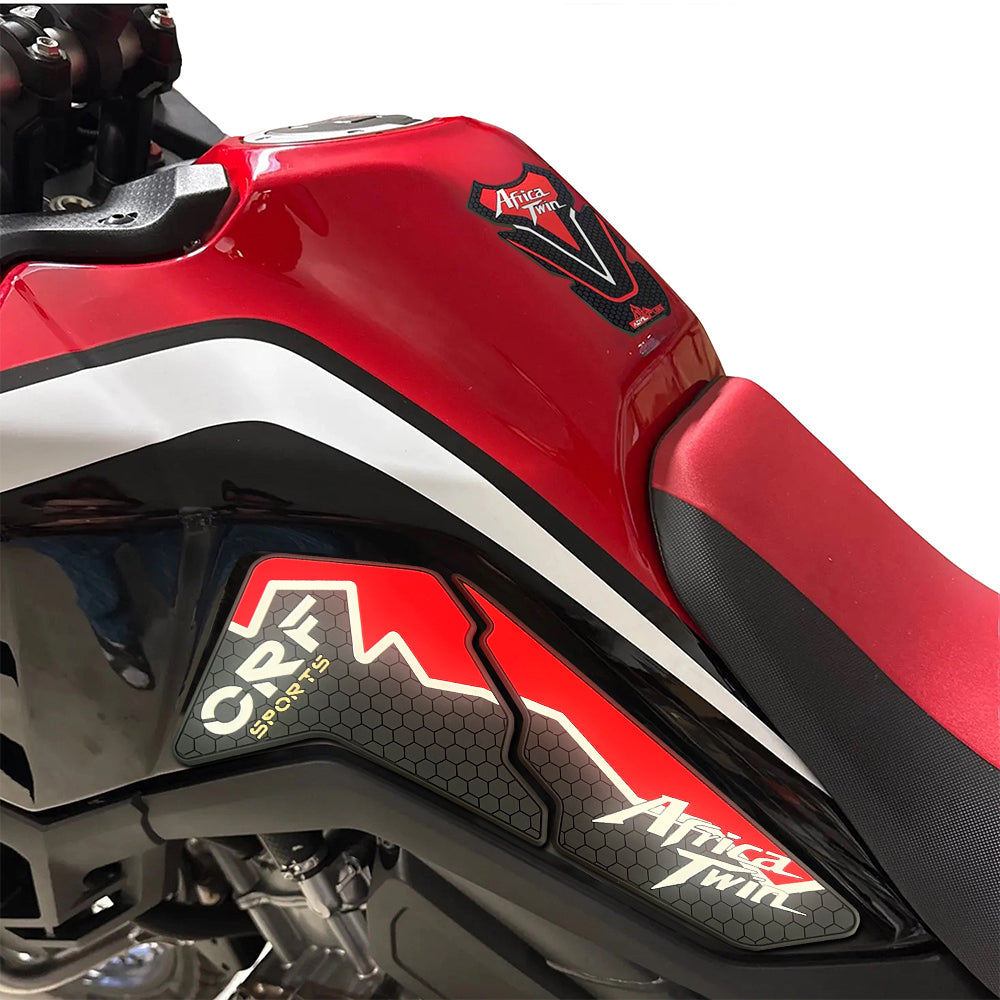 Honda CRF1100L Africa Twin Standard Rubber Anti-Slip Tank Pad Kit 2020-2024 丨 Center Pad and Side Grips