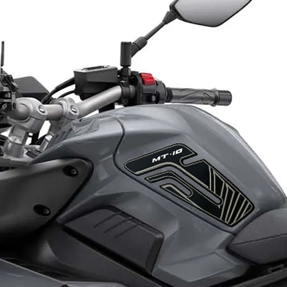 Yamaha MT-10 Rubber Anti-Slip Tank Pad Kit 2016-2023 丨 Center Pad and Side Grips