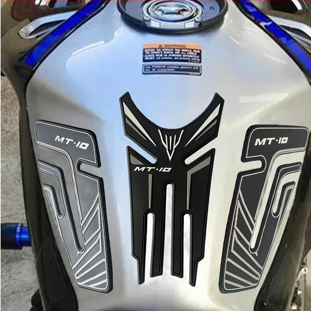 Yamaha MT-10 Rubber Anti-Slip Tank Pad Kit 2016-2023 丨 Center Pad and Side Grips