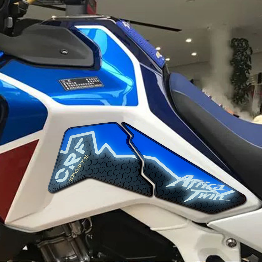 Honda CRF1100L Africa Twin Standard Rubber Anti-Slip Tank Pad Kit 2020-2024 丨 Center Pad and Side Grips