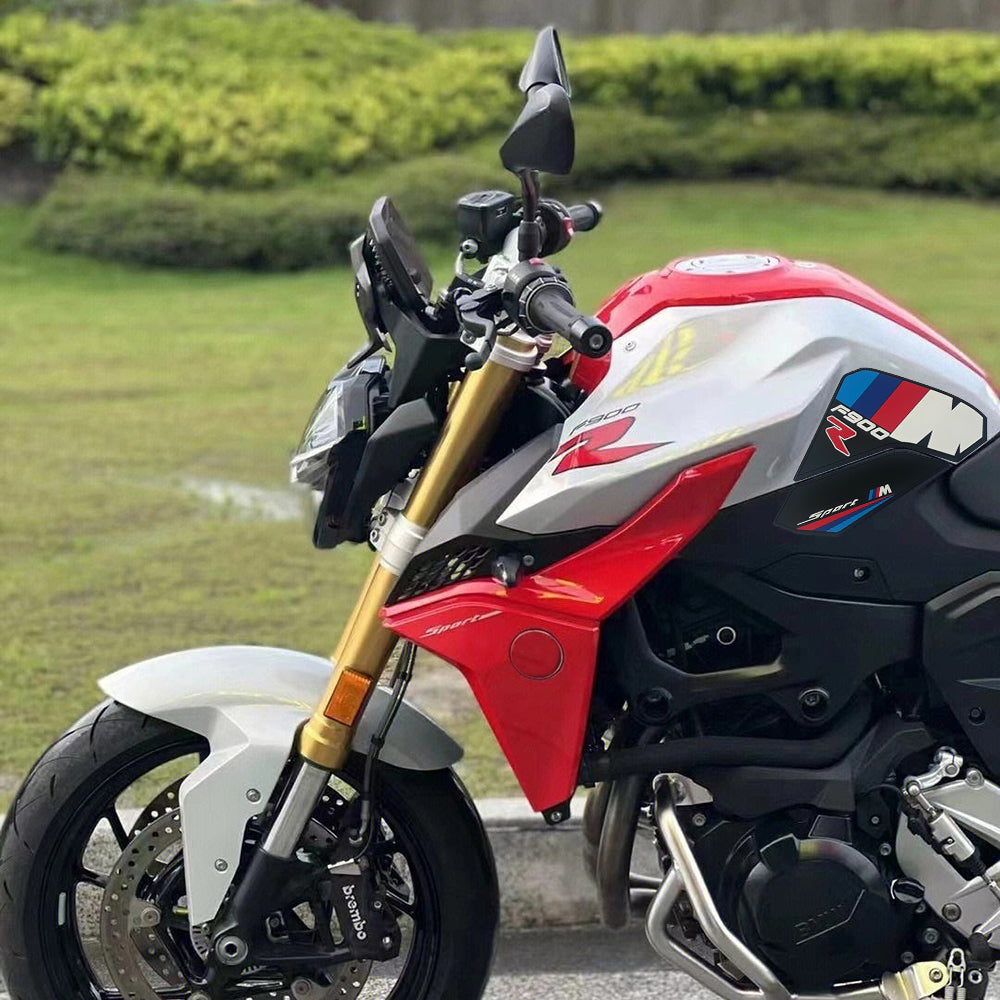 BMW F900R Rubber Anti-Slip Tank Pad Kit 2019-2022 丨 Center Pad and Side Grips