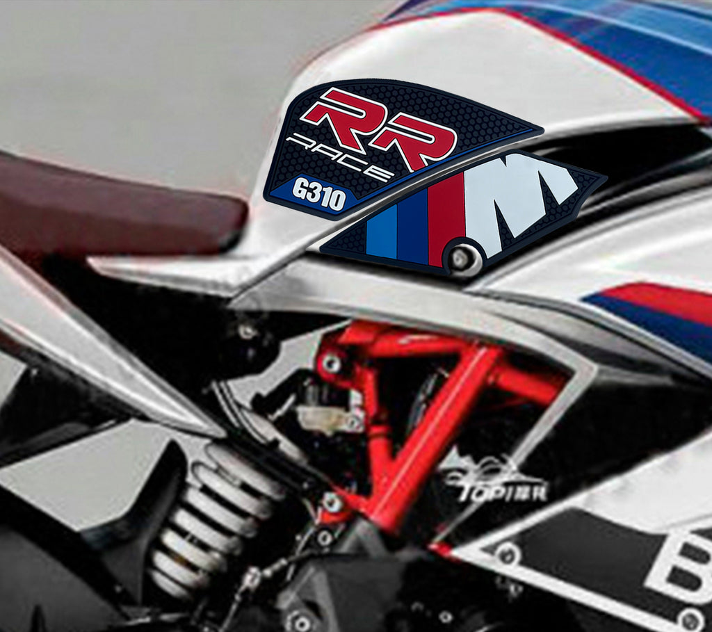 BMW G310RR Rubber Anti-Slip Tank Pad Kit 2023+ 丨 Center Pad and Side Grips