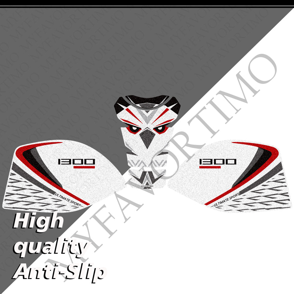 Suzuki Hayabusa GSX1300R Tank Pad Knee Grips | Matte Anti-slip Stickers Decals
