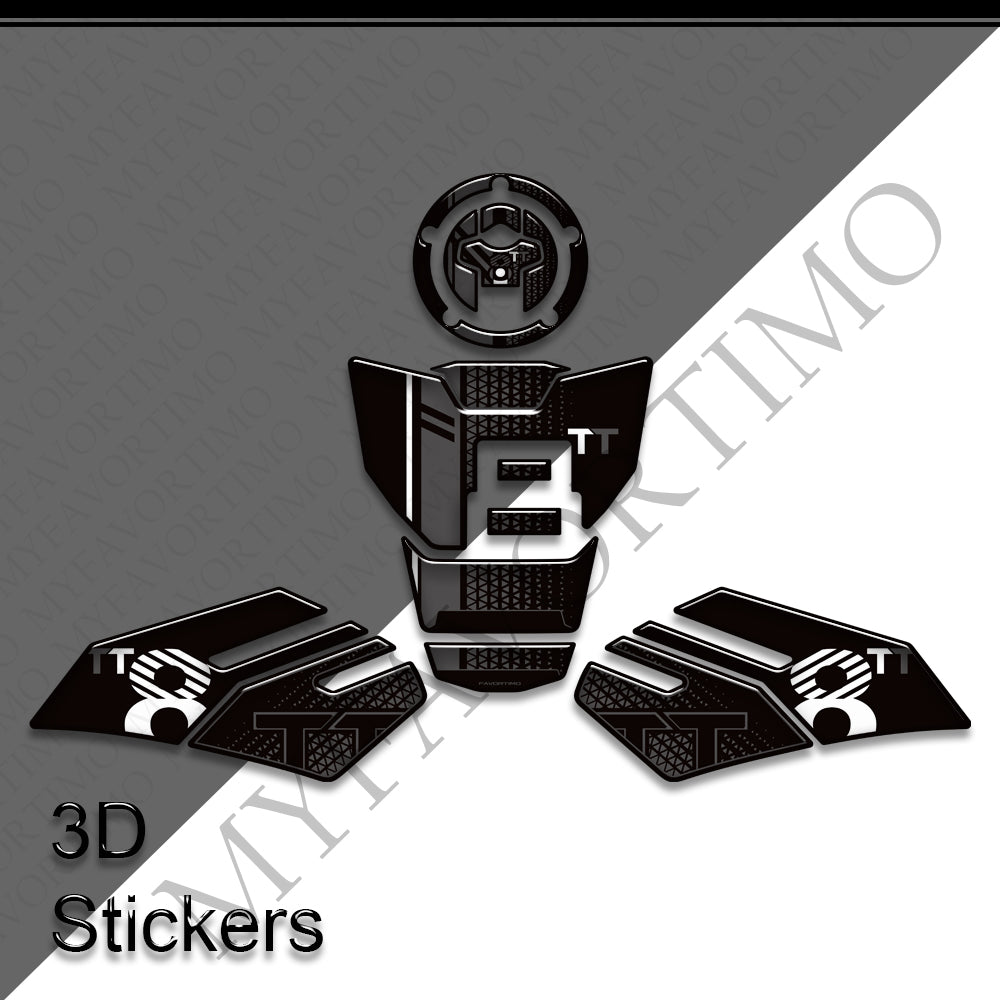 Suzuki GSX-8T GSX-8TT | Tank Pad Knee Stickers decals