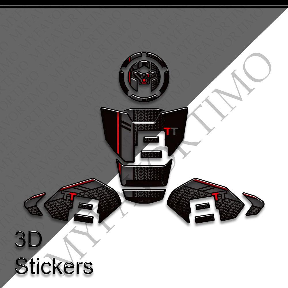 Suzuki GSX-8T GSX-8TT | Tank Pad Knee Stickers decals