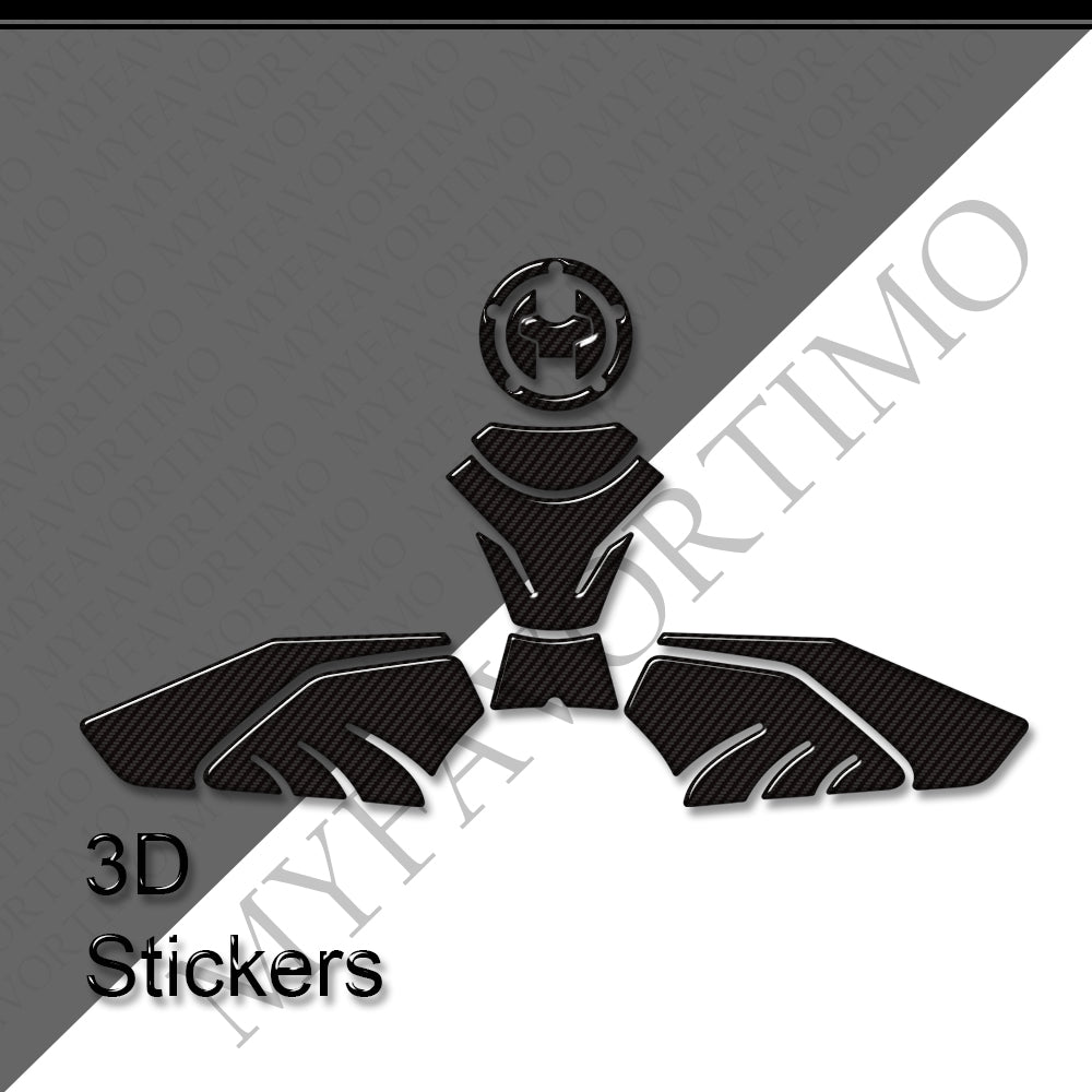 Suzuki GSX-R600 / GSX-R750 | 3D Epoxy Knee Tank Pad & Protection Stickers Decals