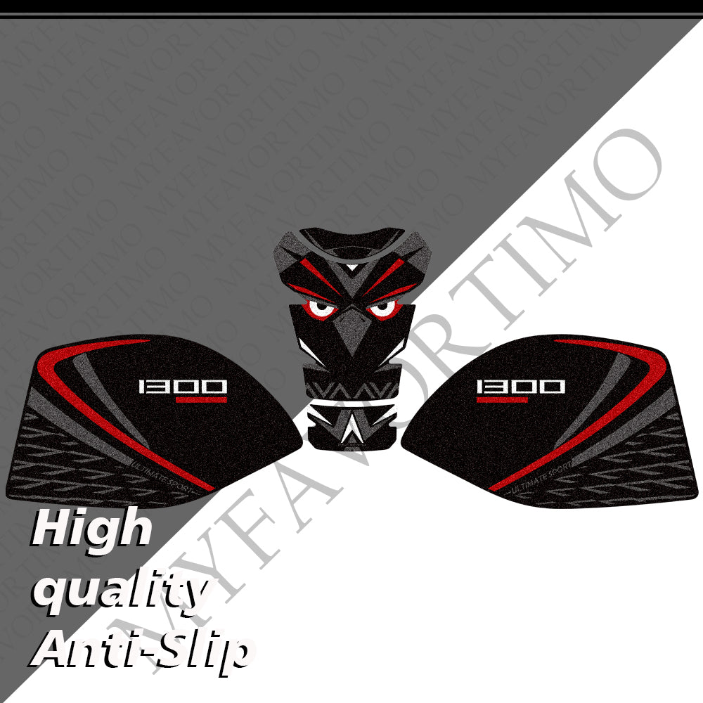 Suzuki Hayabusa GSX1300R Tank Pad Knee Grips | Matte Anti-slip Stickers Decals