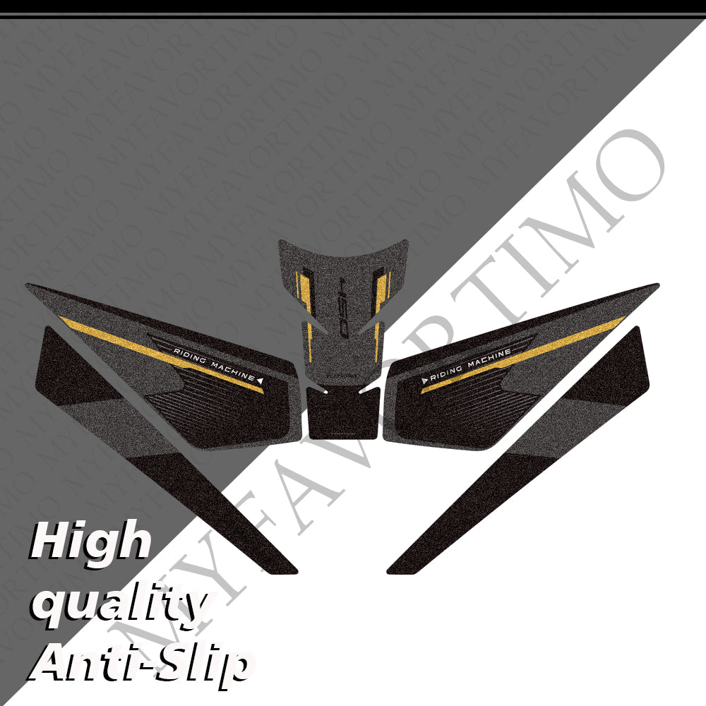 CFMOTO 450SR / 450SRS 2023-2026 | Matte Anti-Slip Knee Tank Pad & Side Grips Kit Stickers Decals