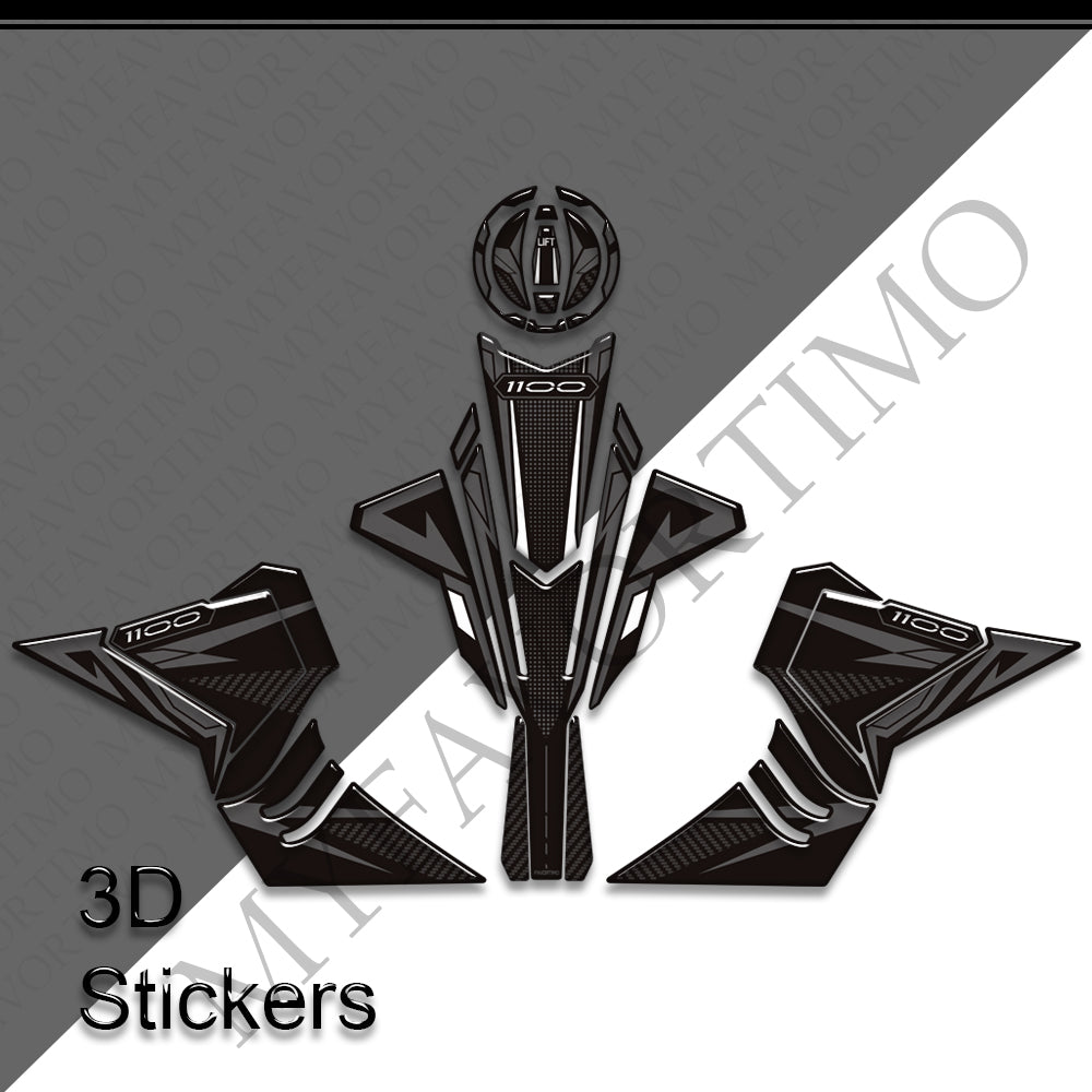 Kawasaki Z1100 Z1100SE | Tank Pad Knee Grip 3D Stickers decals