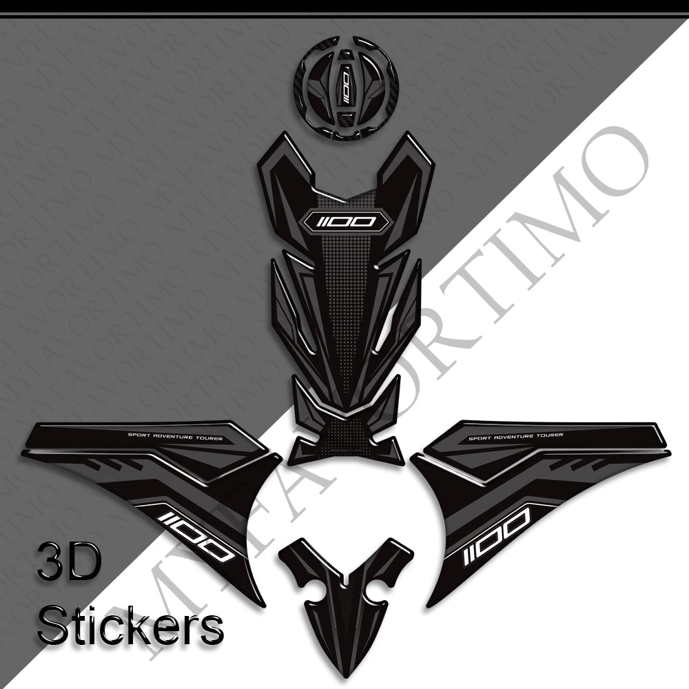 Kawasaki Versys 1000 / 1100 SE / LT / Sport | 3D Epoxy Tank Pad Stickers & Decals